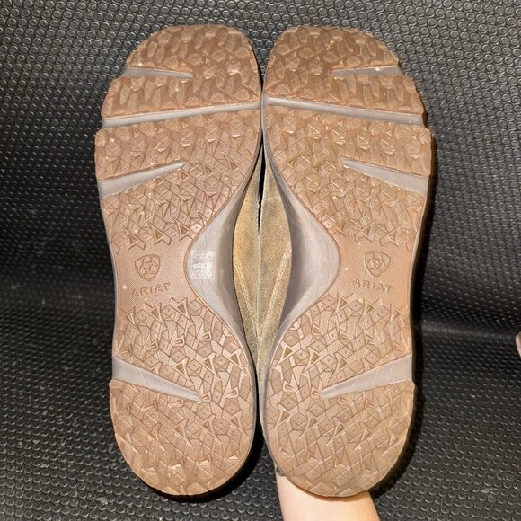 Ariat Spitfire Slip On Brown Leather Comfort Casual Shoes Men’s Size 12EE - Picture 7 of 8